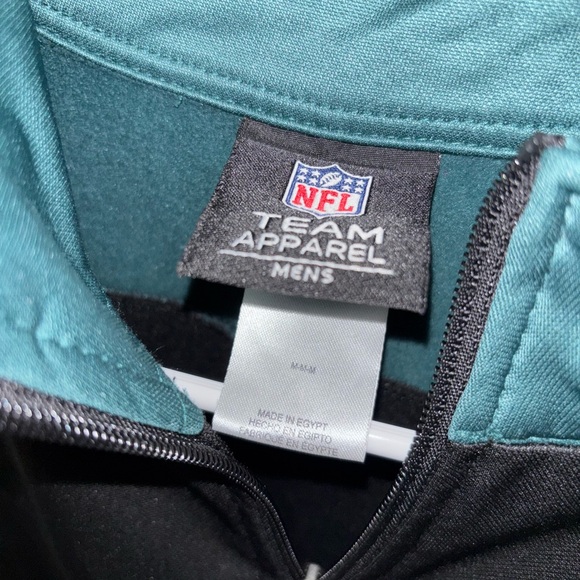 Men’s Philadelphia Eagles Fleece-lined 1/4 Zip Pullover Jacket - Picture 2 of 4